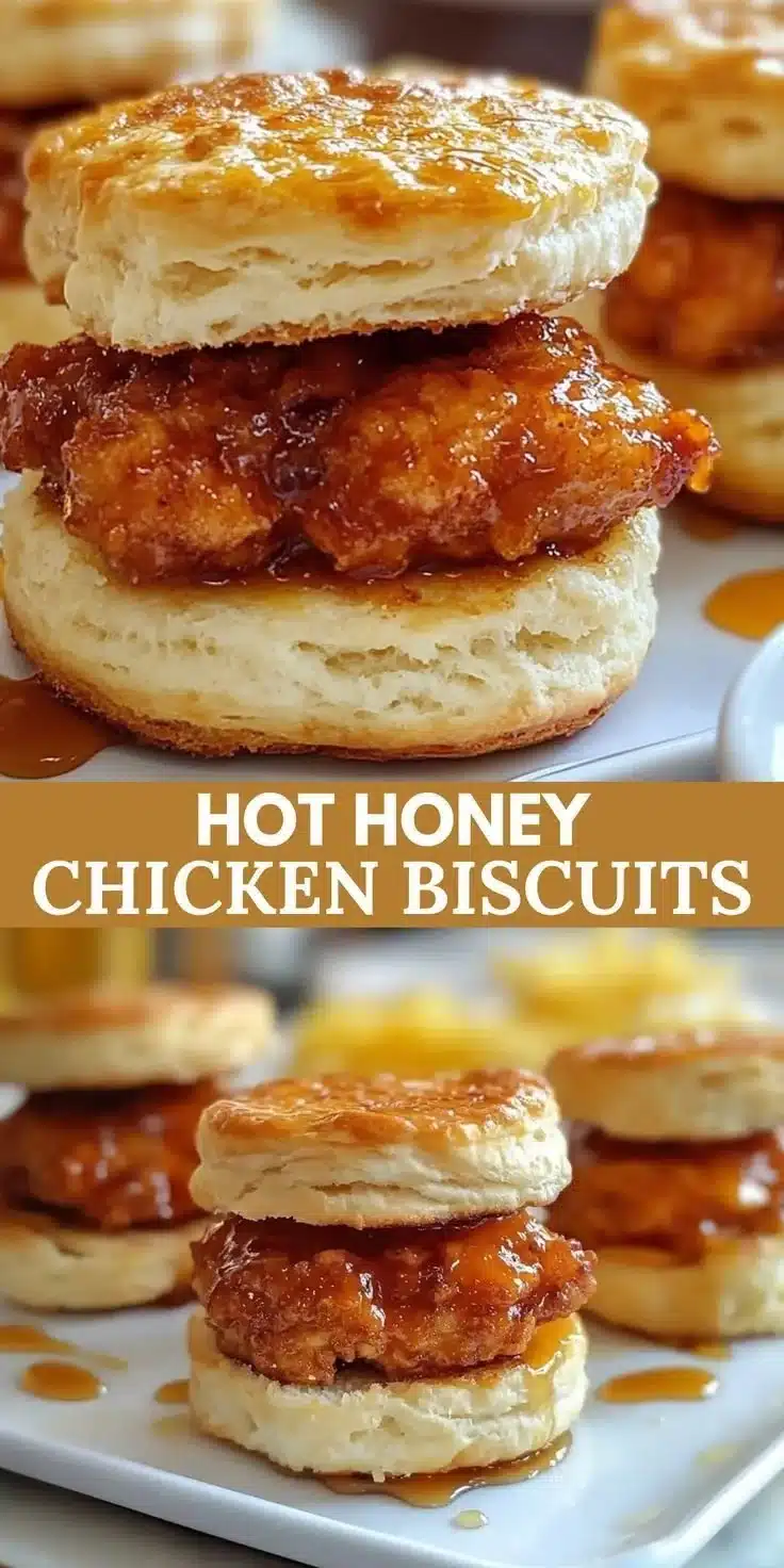 Southern Hot Chicken Biscuit served with spicy sauce and sides