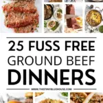 Easy dinner recipes featuring ground beef for families with kids