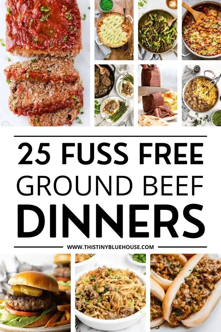 Easy dinner recipes featuring ground beef for families with kids