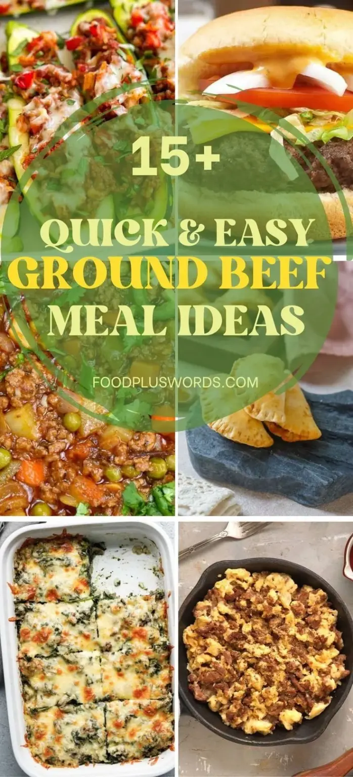 Delicious healthy ground beef recipes for easy low-carb dinners