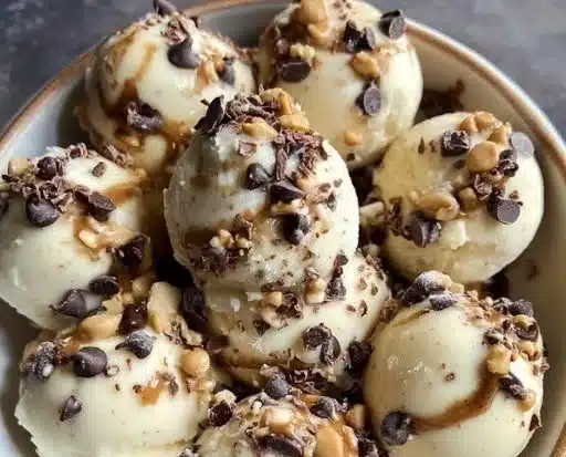 Peanut Butter Greek Yogurt Bites - Healthy protein-packed snack