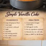 Delicious homemade vanilla cake topped with creamy frosting