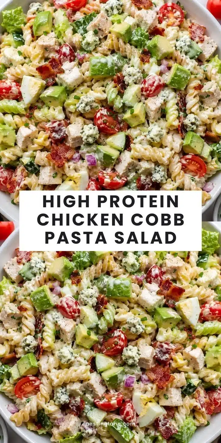 Chicken Cobb Pasta Salad