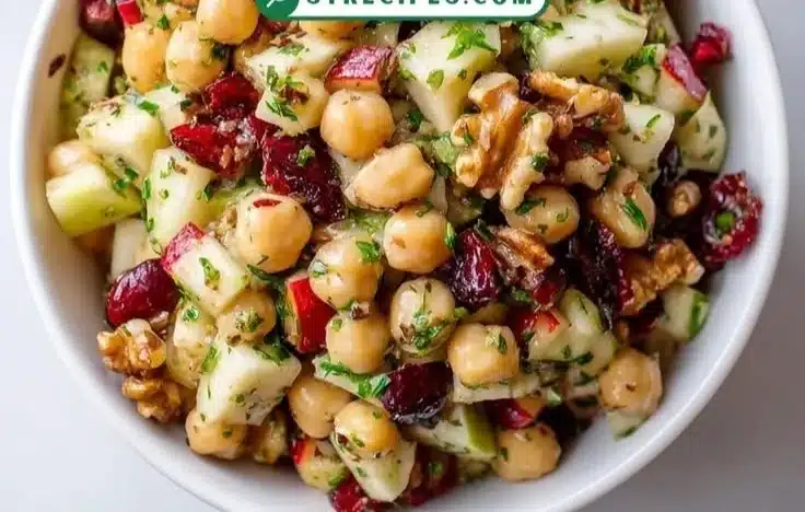 Chickpea, Apple, and Cranberry Salad