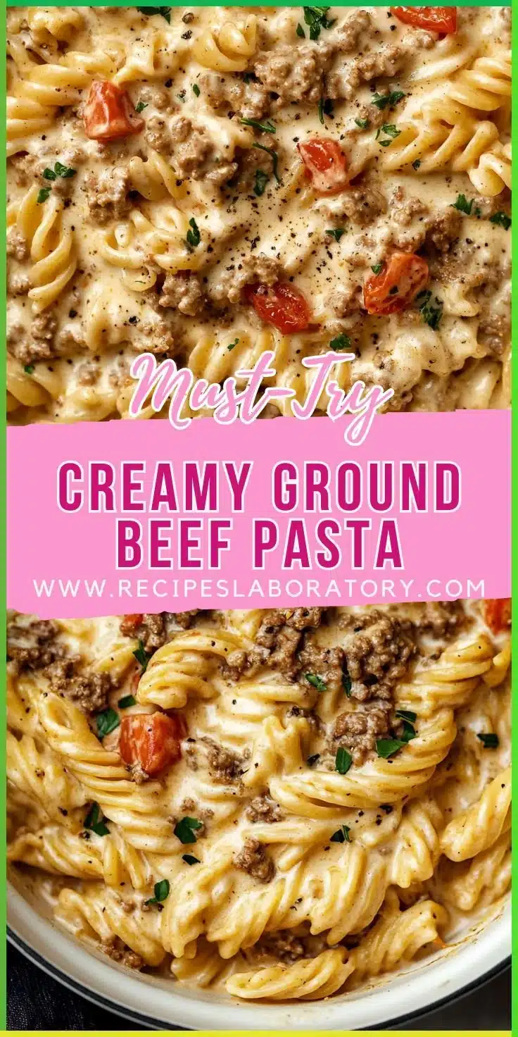 Creamy Ground Beef Pasta