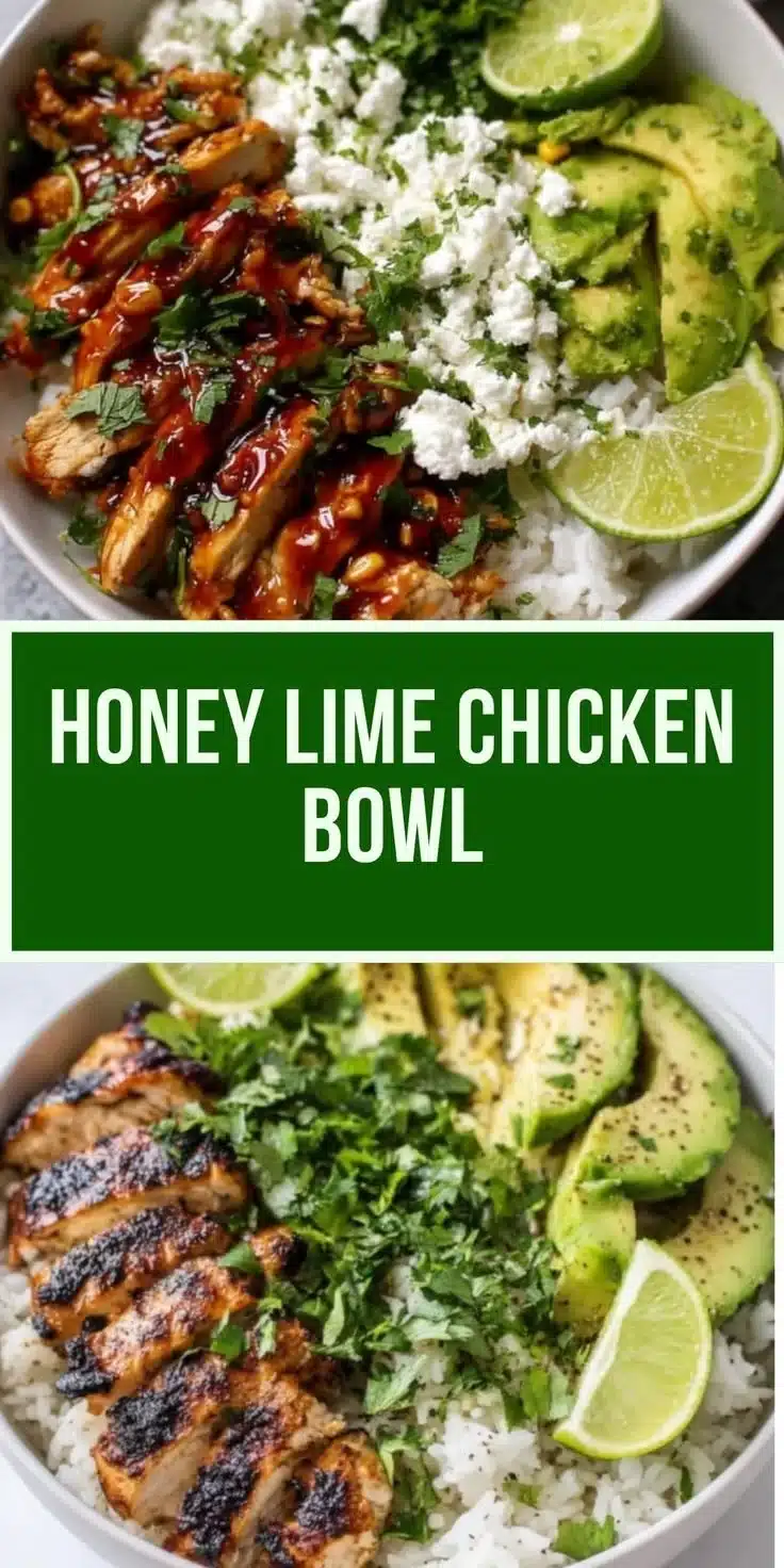 Honey Lime Chicken with Avocado Rice