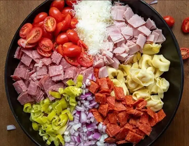 Italian Grinder Tortellini Salad